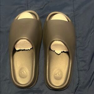 Adidas Olive Slide Sandals (black) Yeezy